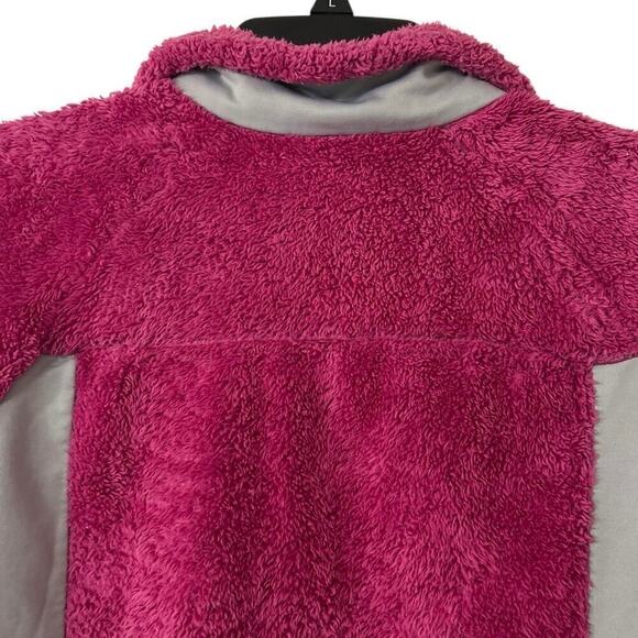COLUMBIA Fuchsia And Gray Full Zip Sherpa Coat Size Medium - Picture 8 of 9